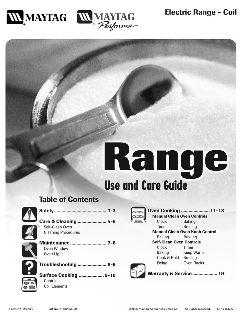 Maytag 8113P655-60 Use and care guide