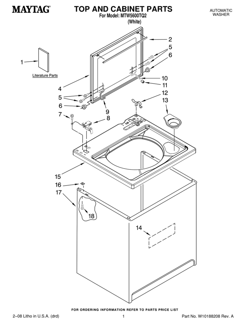 Maytag MTW5600TQ2 User manual