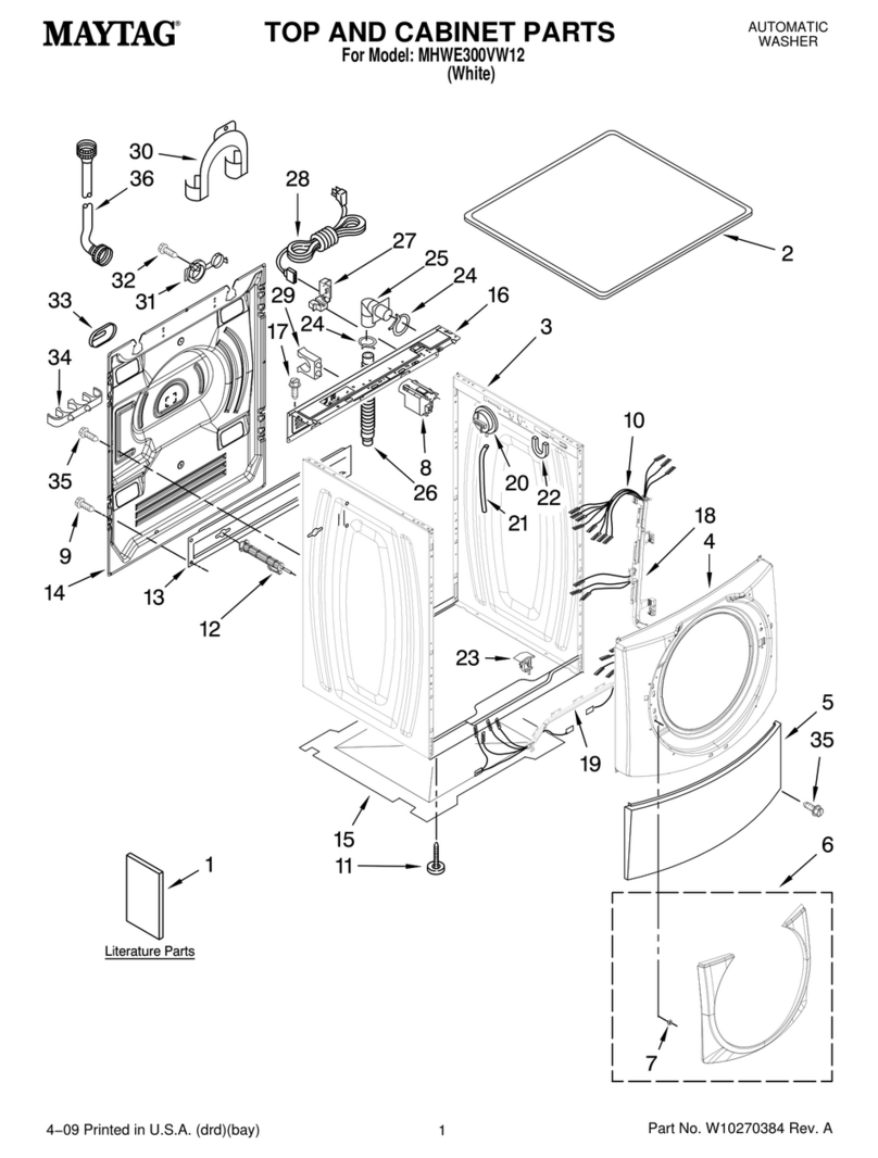 Maytag MHWE300VW12 User manual