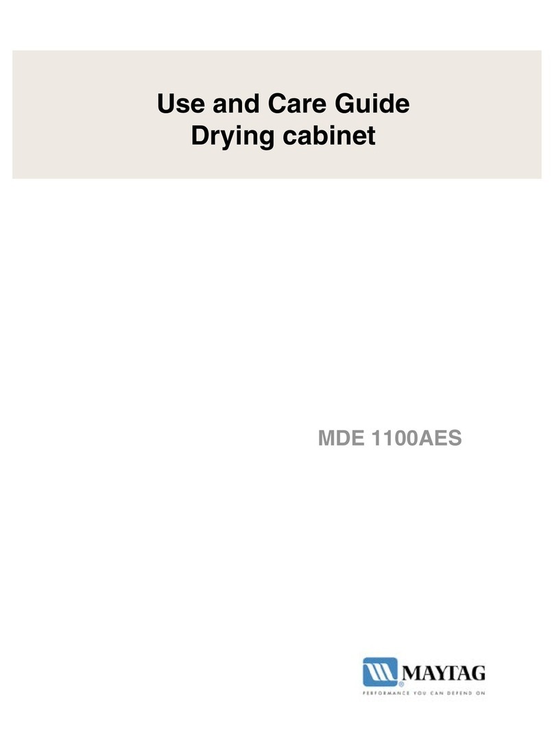 Maytag MDE 1100AES User manual