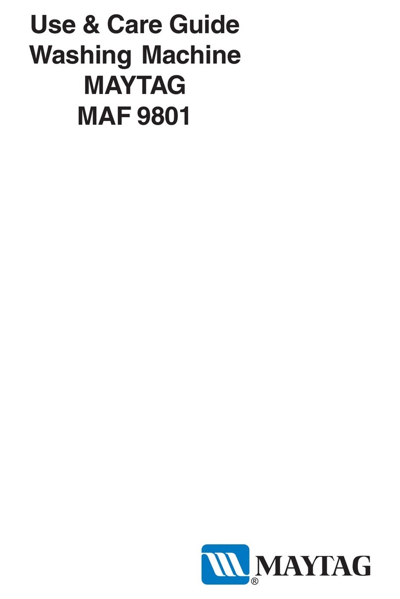 Maytag MAF 9801 Use and care guide Maytag MAF 9801 Use and care guide