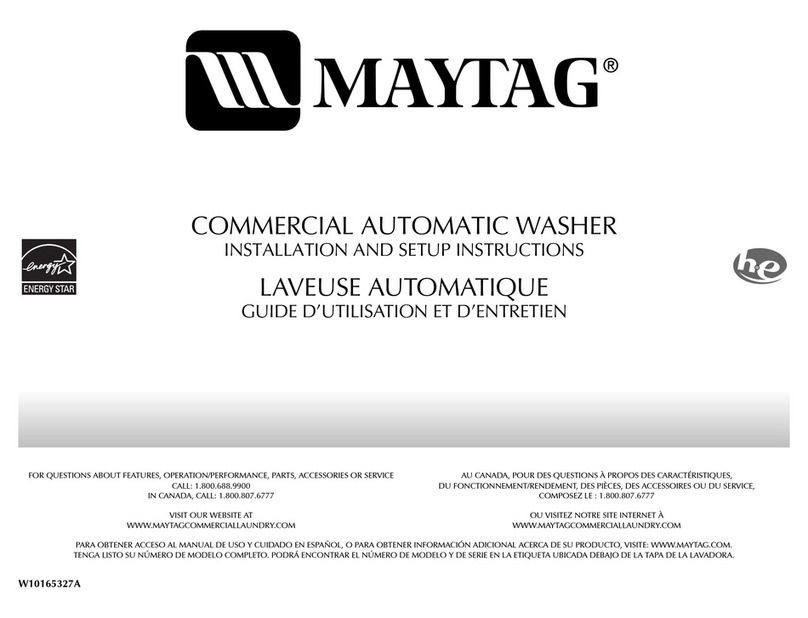 Maytag W10165327A Installation & setup instructions