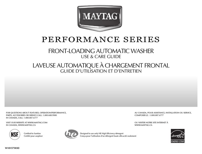 Maytag W10157503D User manual