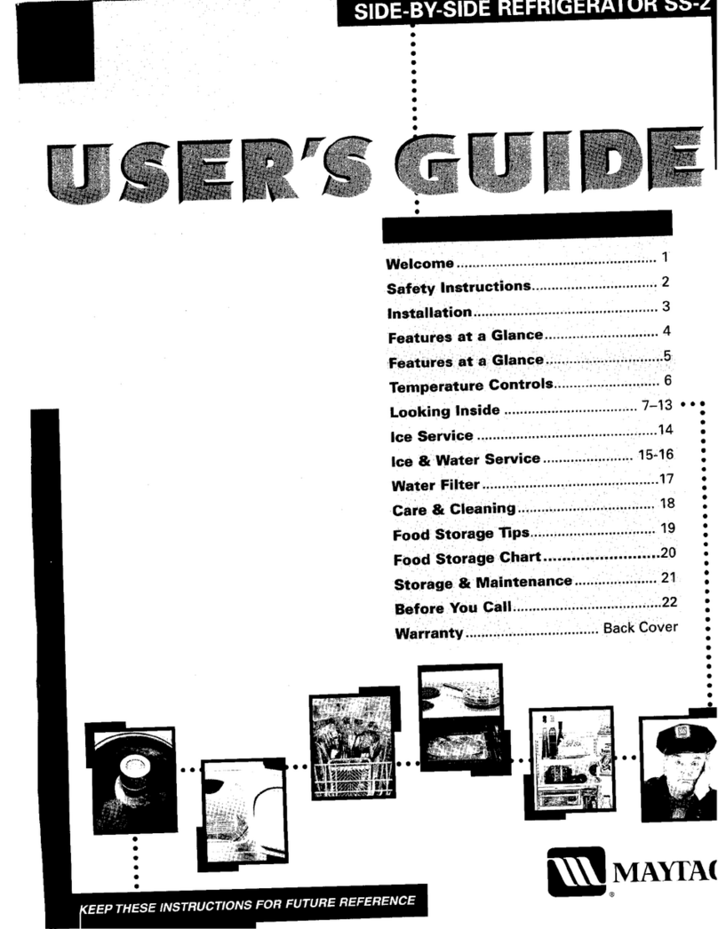 Maytag SS-2 User manual Maytag SS-2 User manual