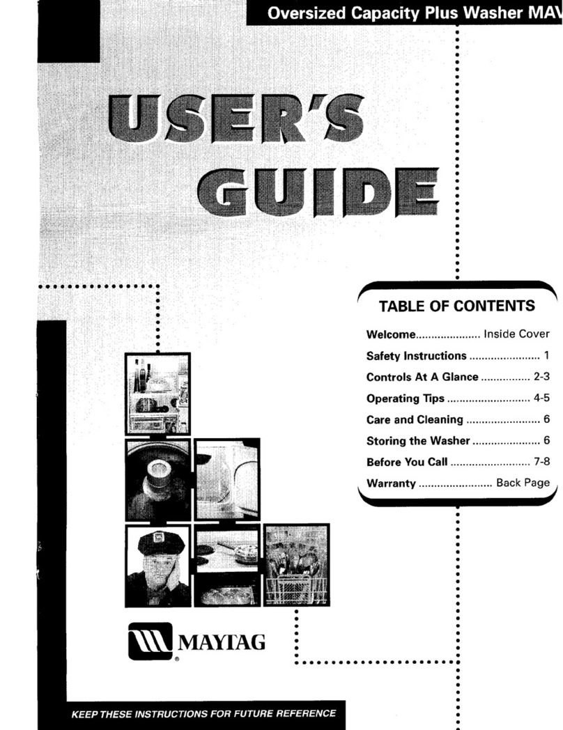 Maytag MAV5000 user guide