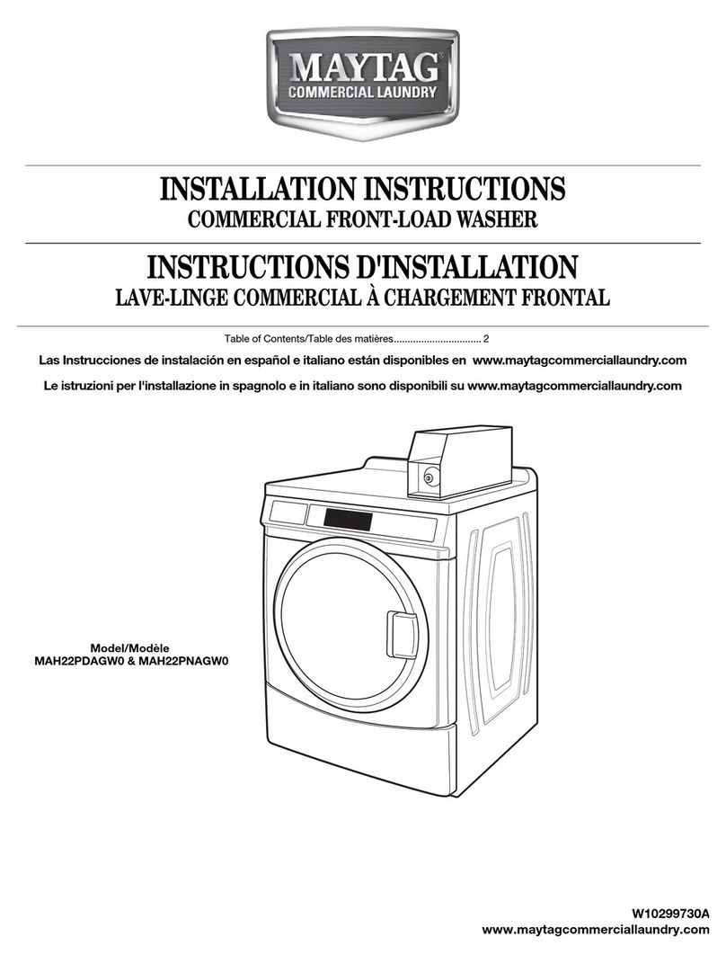 Maytag MAH22PDAGW0 installation instructions