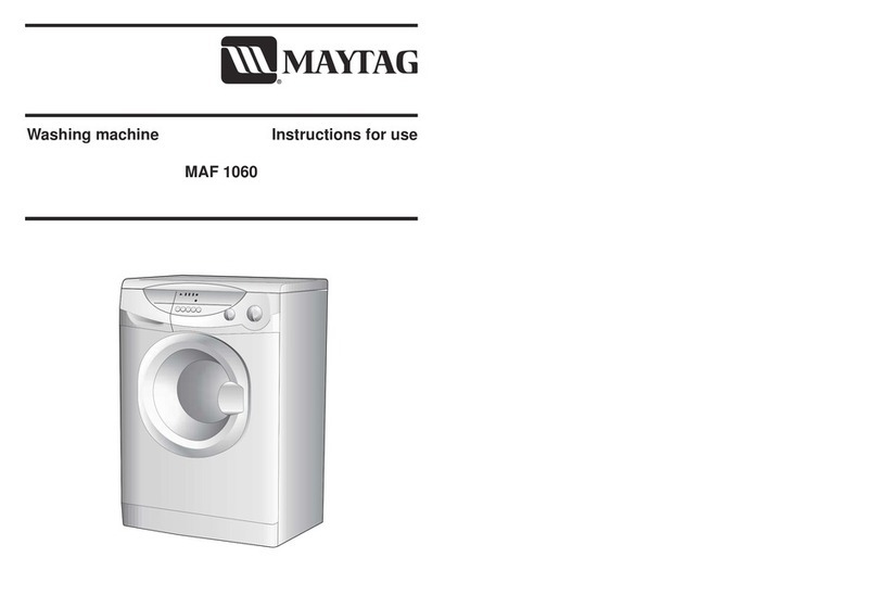 Maytag MAF 1060 Instructions for use