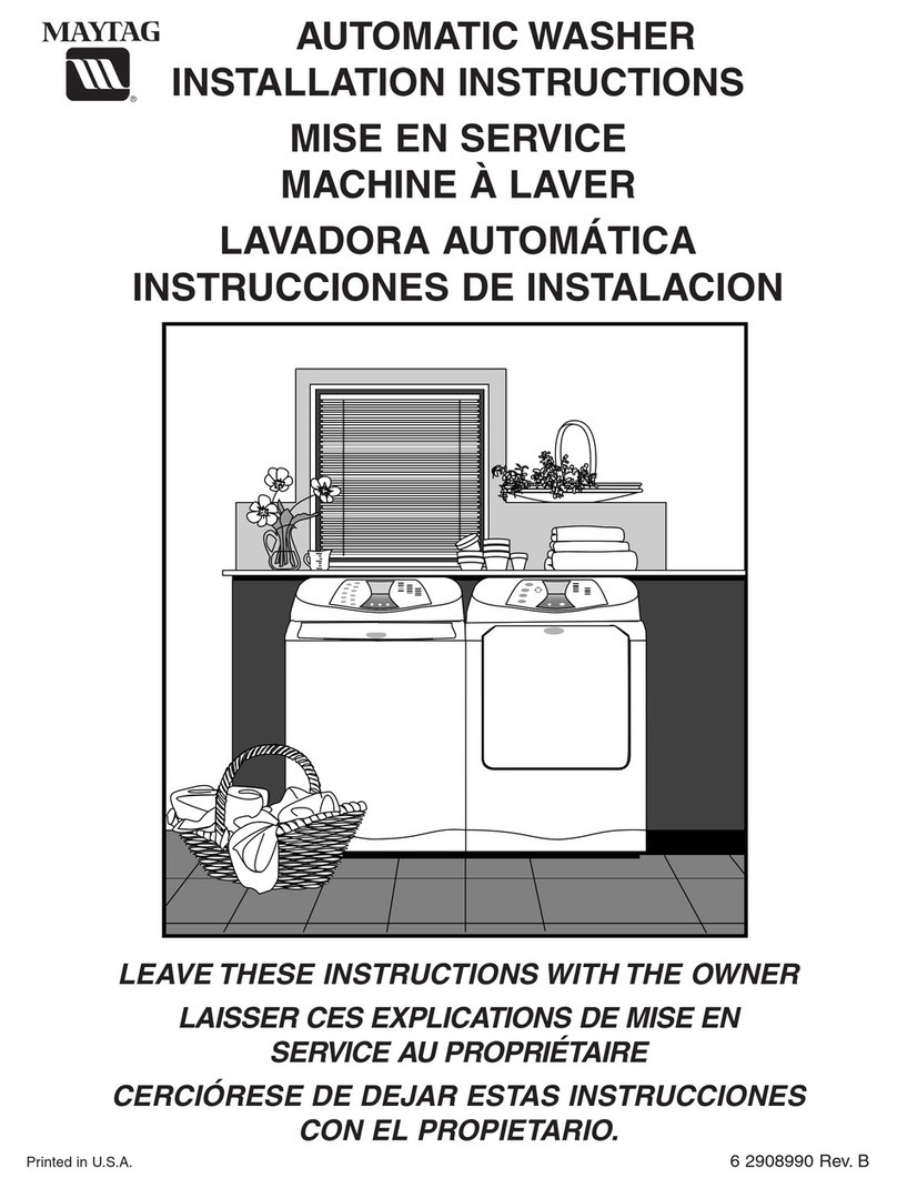Maytag FAV6800 User manual Maytag FAV6800 User manual