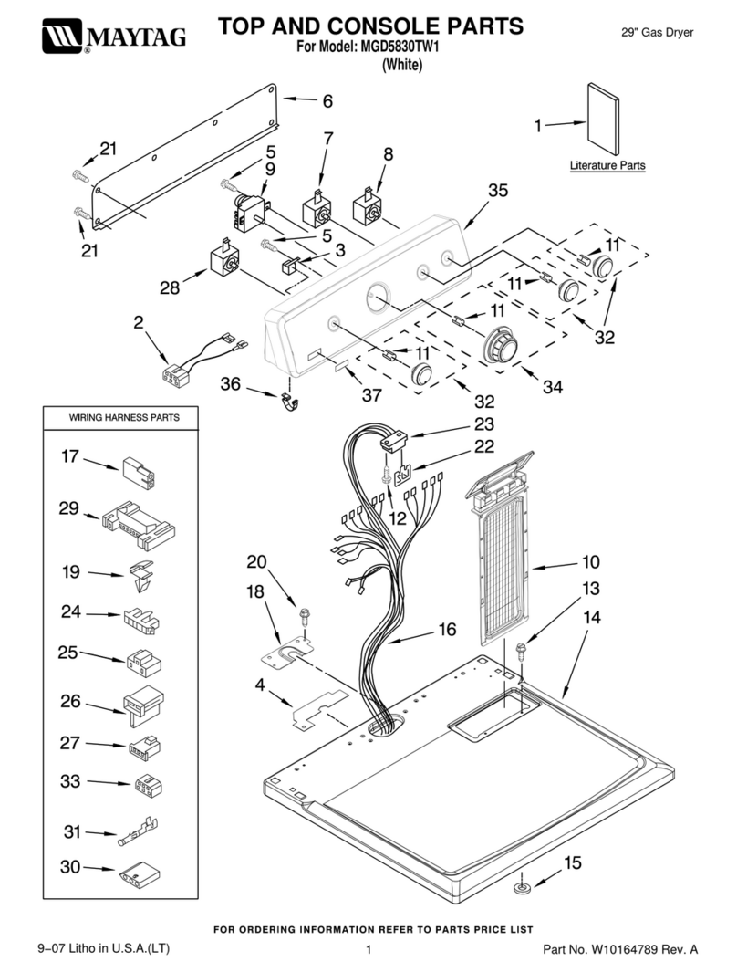 Maytag MGD5830TW1 User manual
