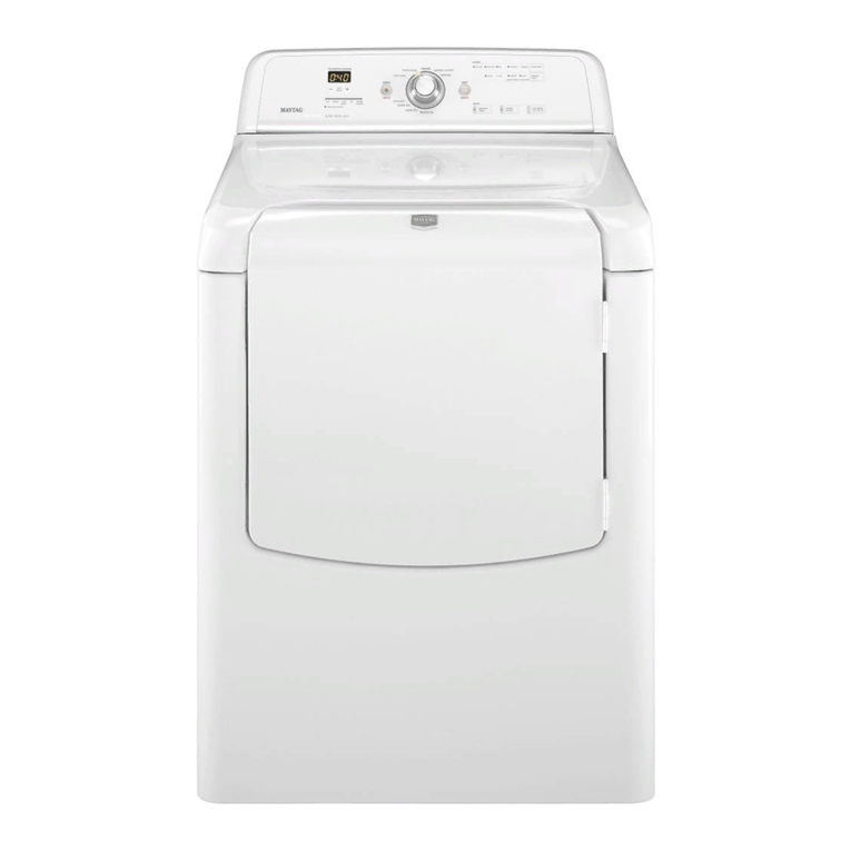 Maytag Bravos W10260037A User manual