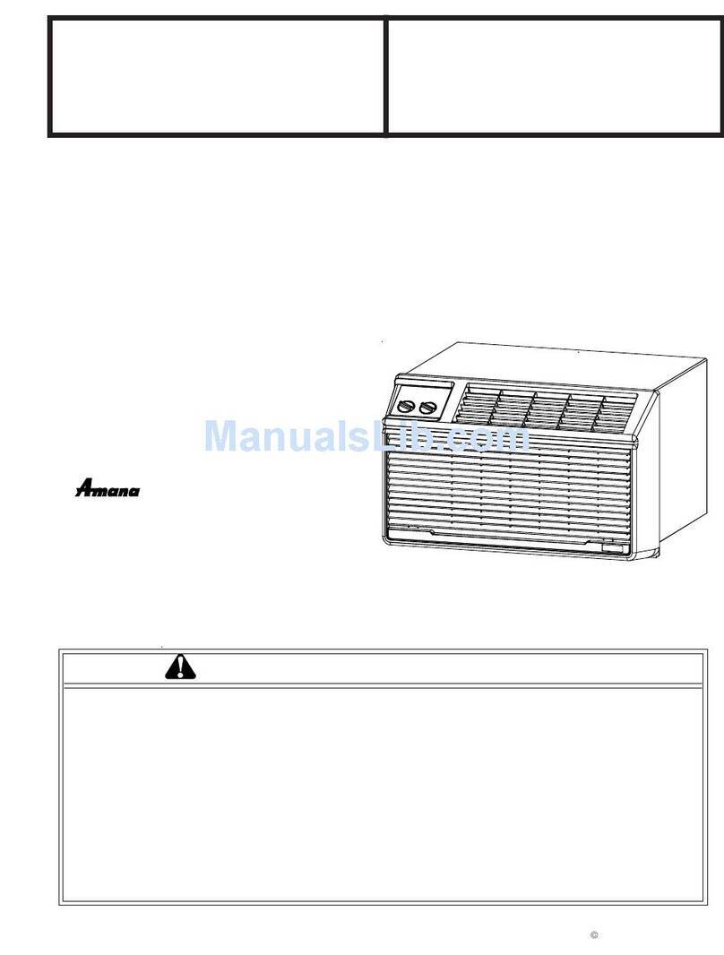 Maytag Thru-the-Wall Room Air Conditioner Installation instructions