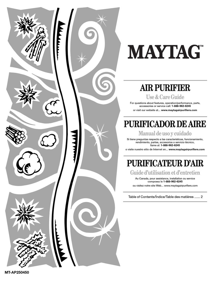 Maytag MT-AP250450 User manual