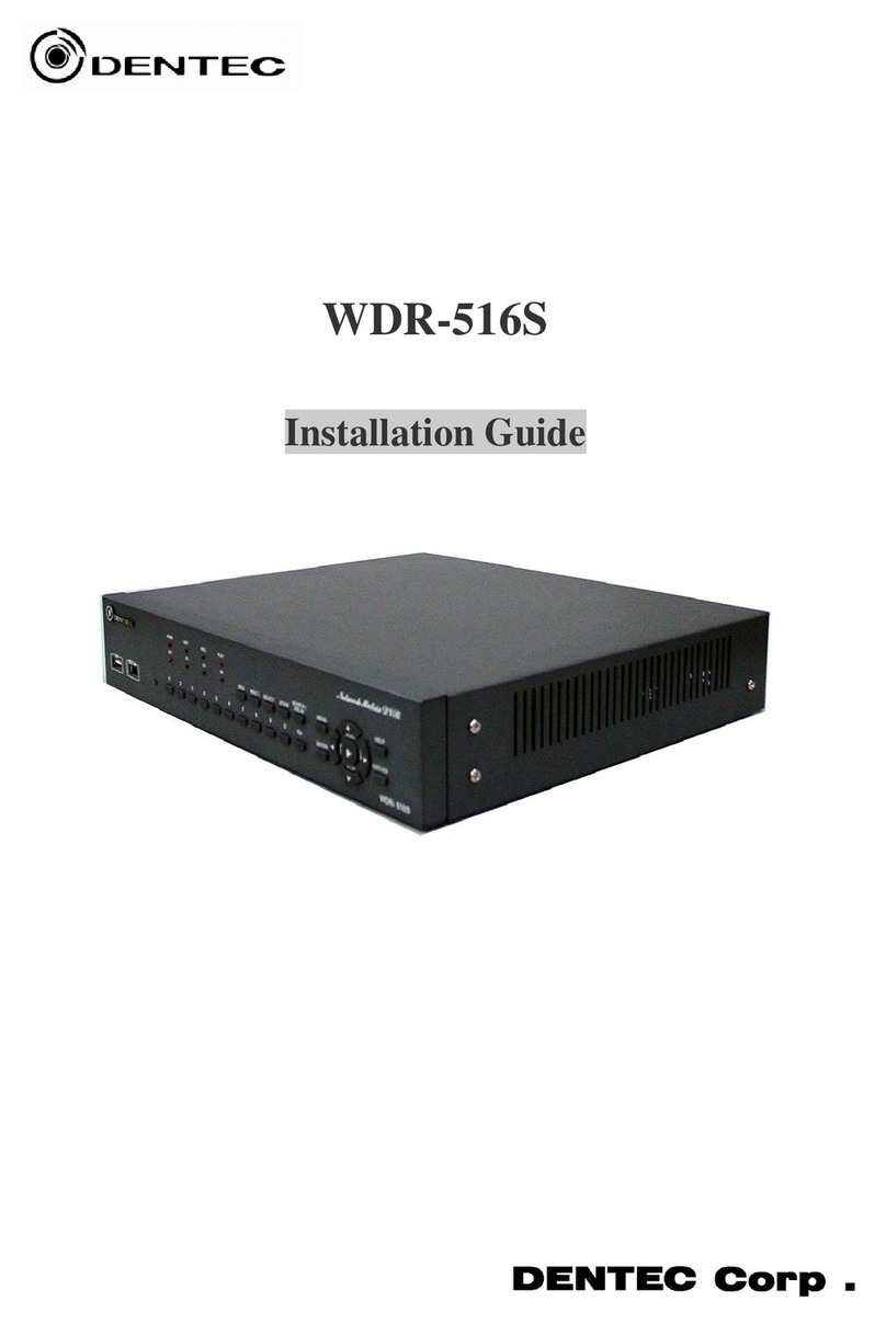 DENTEC WDR-516S installation guide