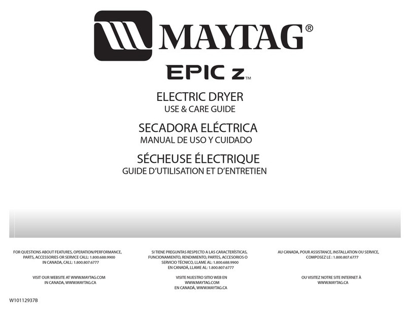 Maytag Epic z W10112937A User manual