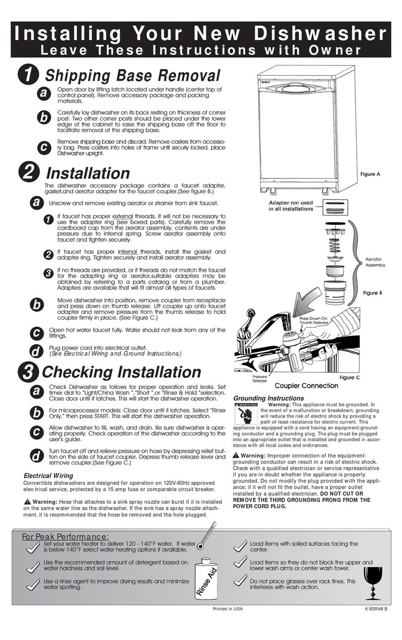Maytag Jetclean II MDC4650AWW User manual