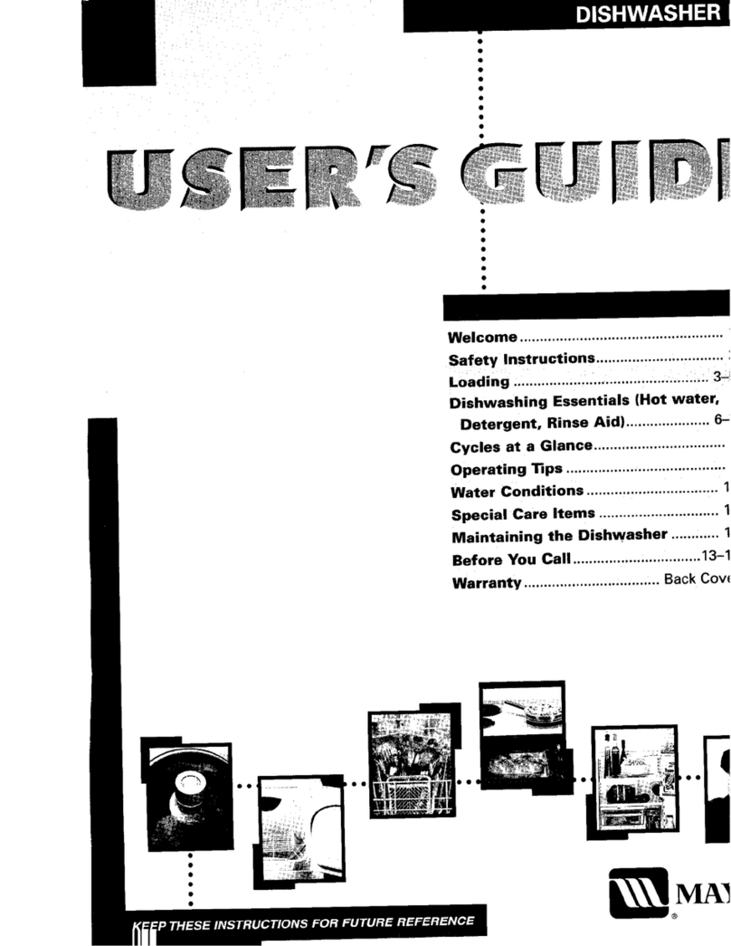 Maytag MDB6000 User manual