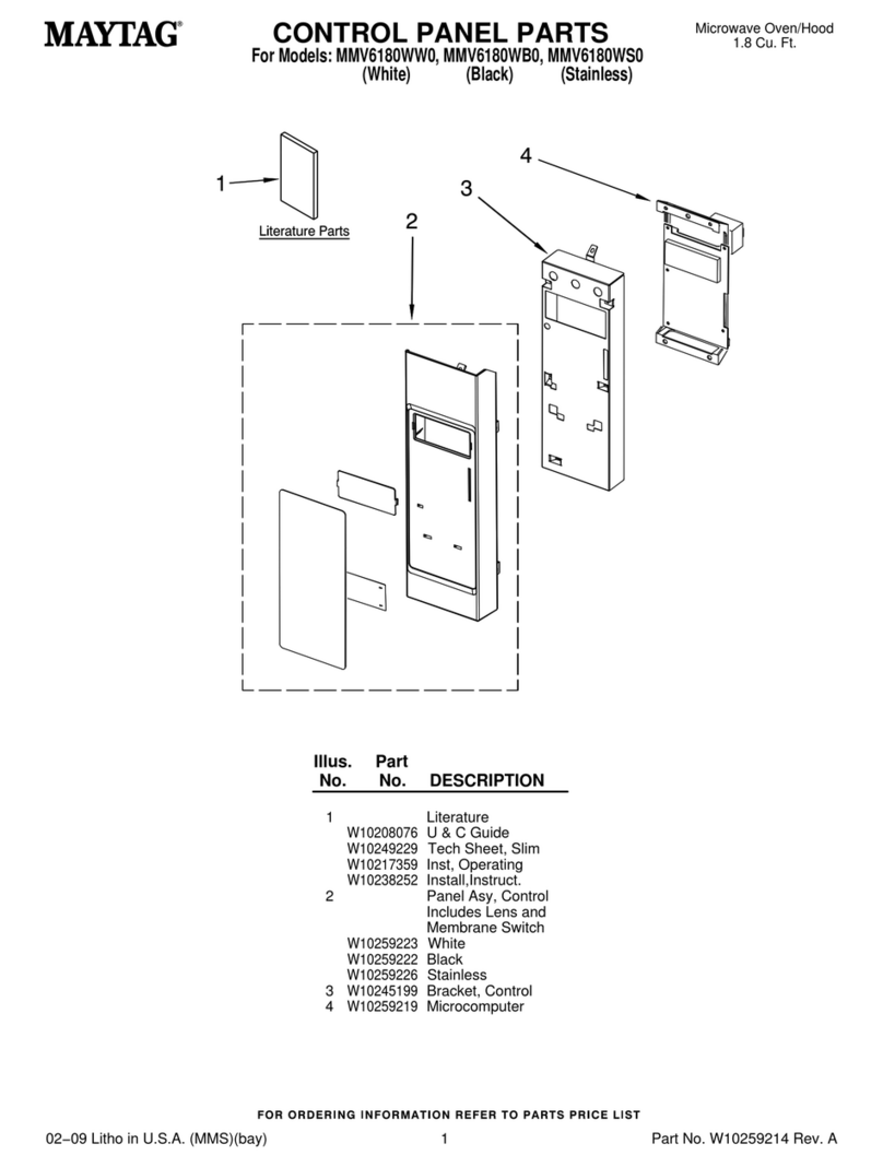 Maytag MMV6180WB0 User manual