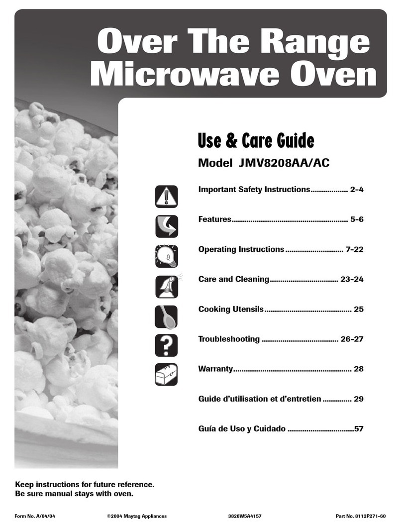 Maytag JMV8208AA/AC User manual