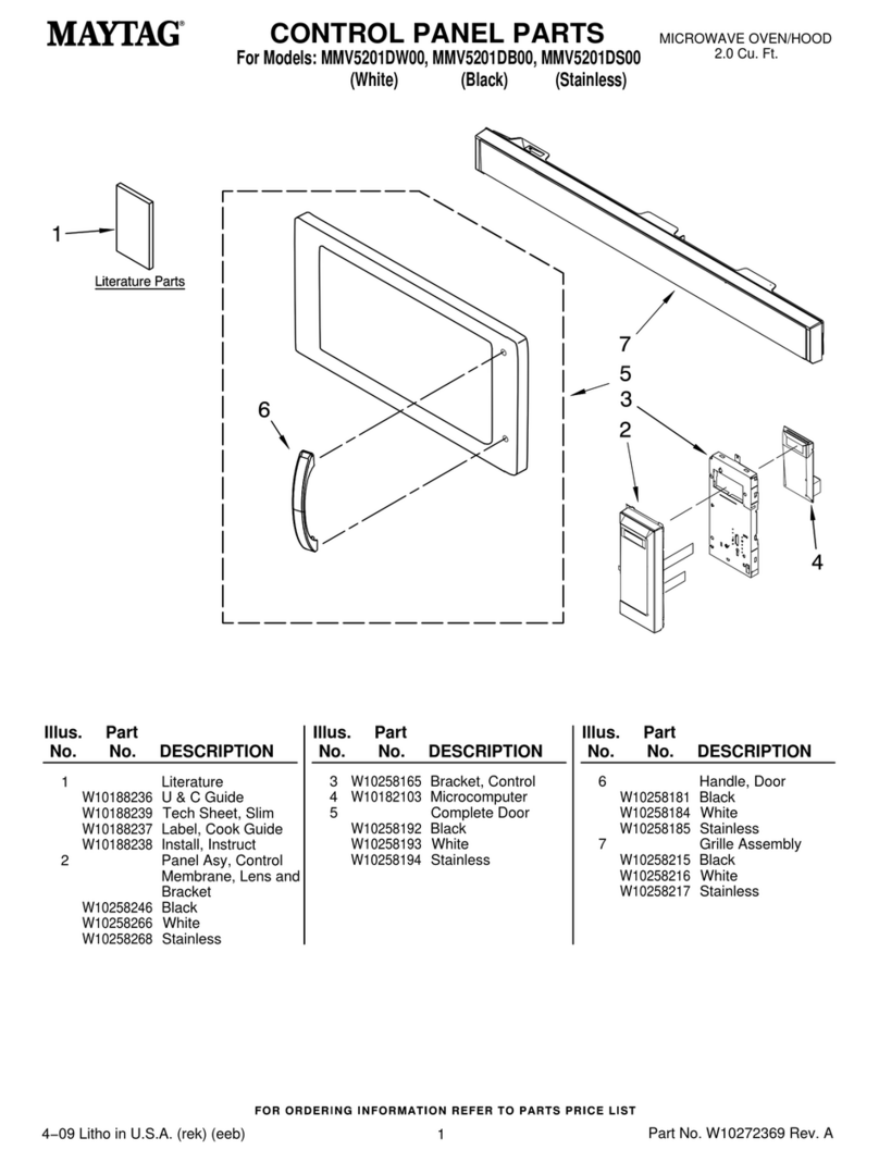 Maytag MMV5201DB00 User manual