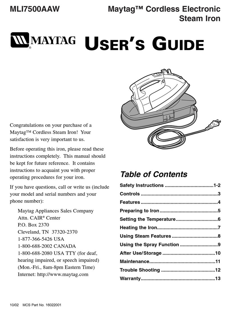 Maytag MLI7500AAW user guide