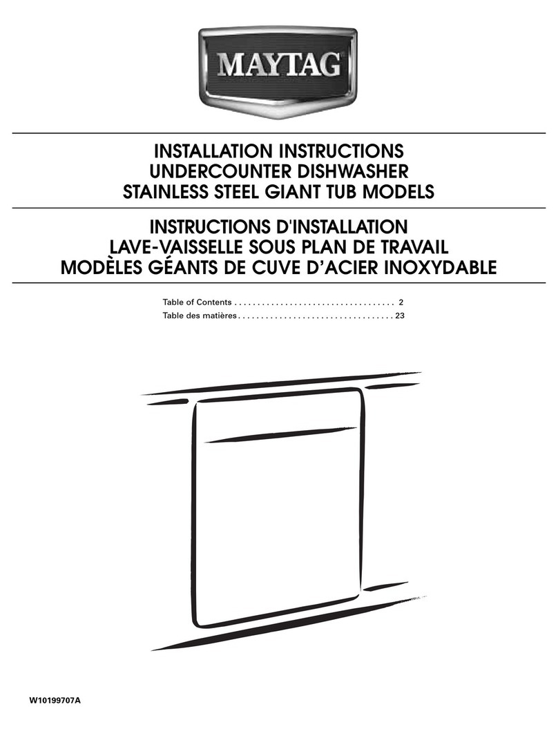 Maytag W10199707A installation instructions Maytag W10199707A installation instructions