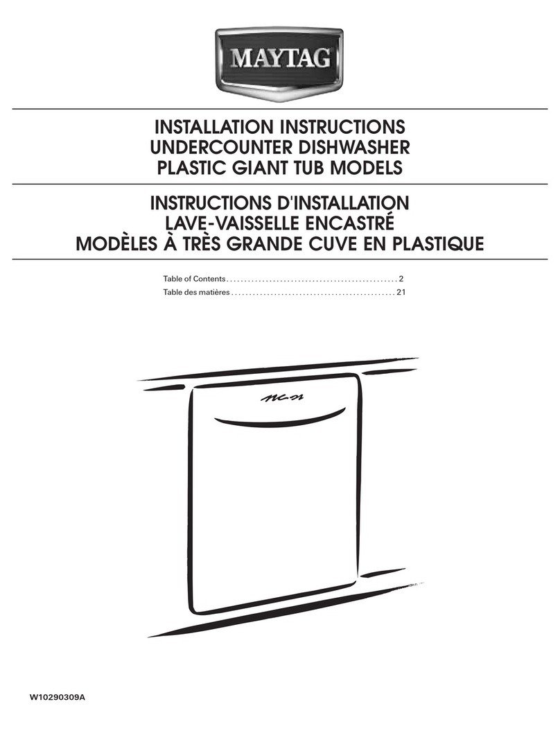 Maytag MDB6709AWW User manual