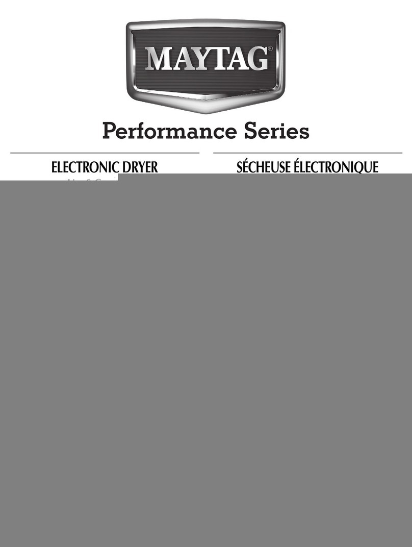Maytag W10239302B user manual
