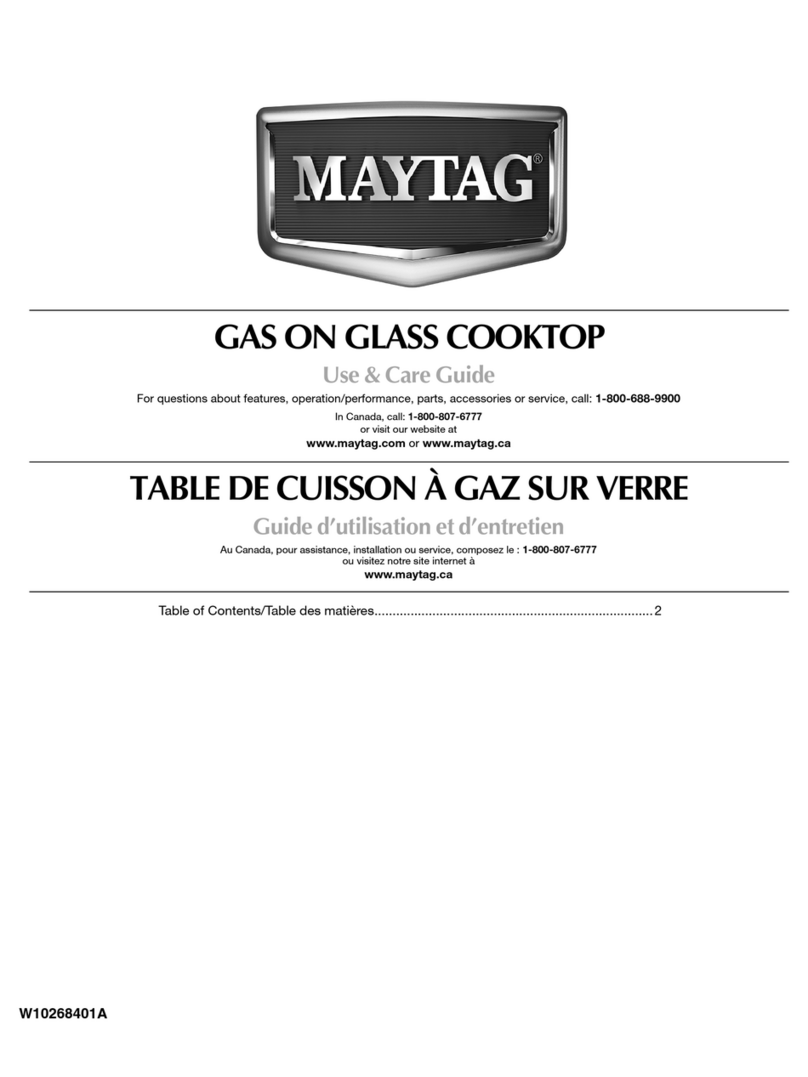 Maytag W10268401A User manual