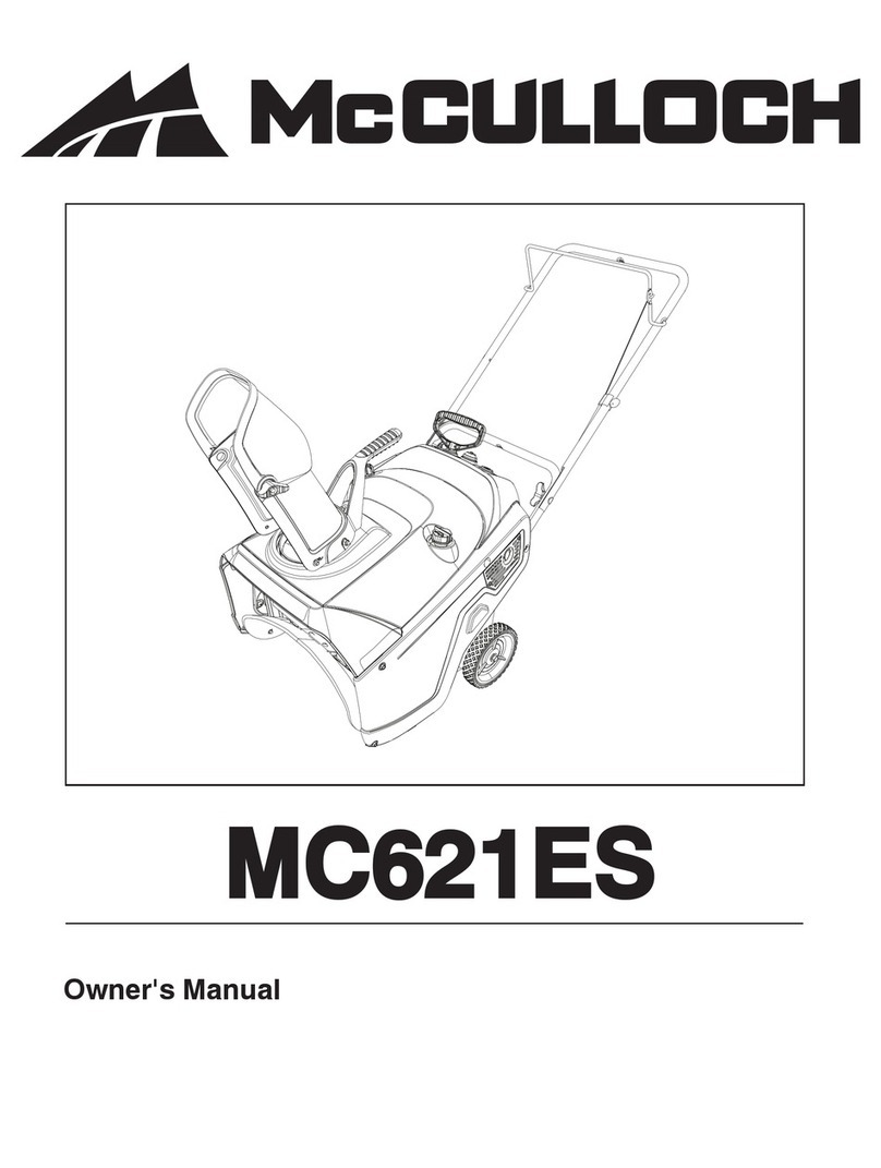 McCulloch 96182000600 owner's manual