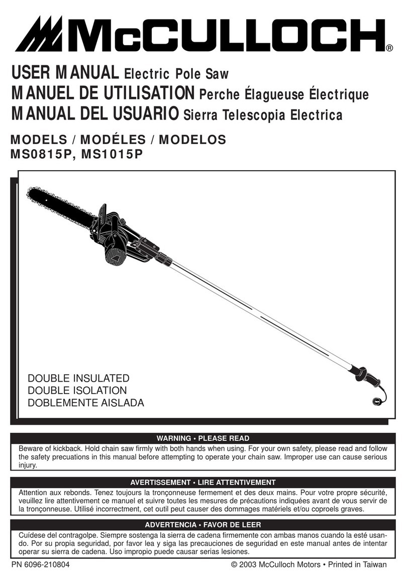 McCulloch MS1015P user manual