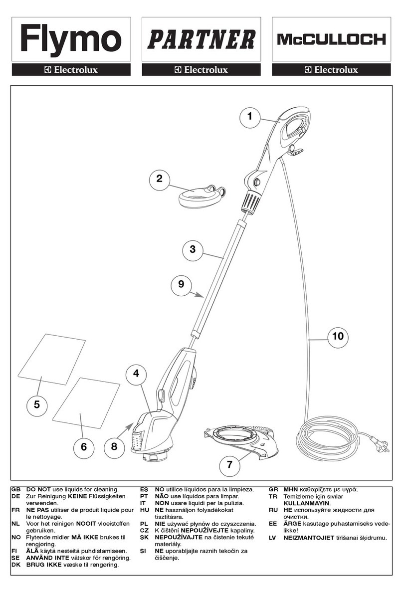 Flymo 96487036200 User manual