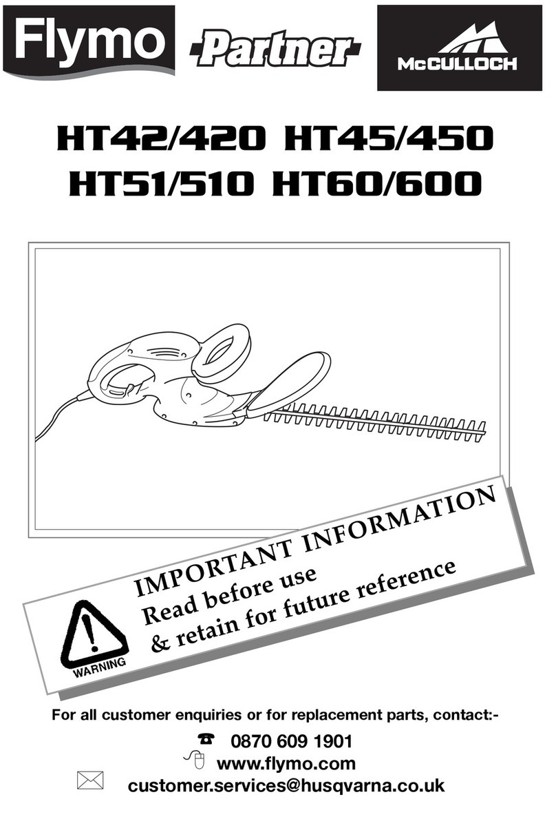 McCulloch HT42 User manual