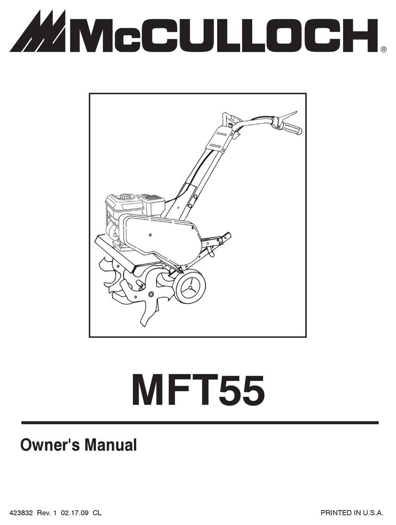 McCulloch MFT55 owner's manual