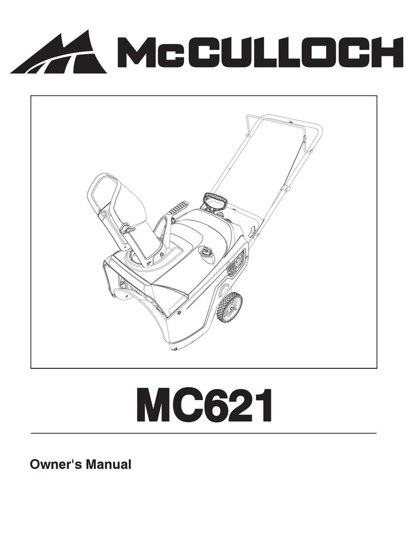 McCulloch 96182000500 owner's manual