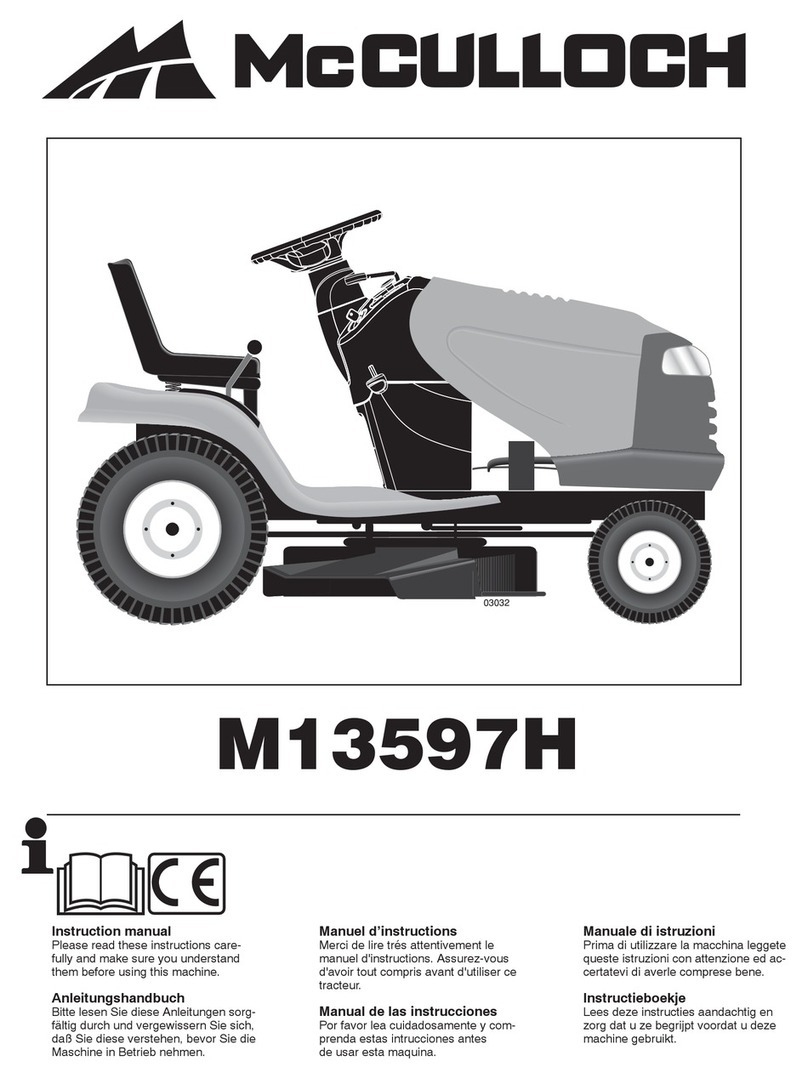McCulloch 96041000901 instruction manual