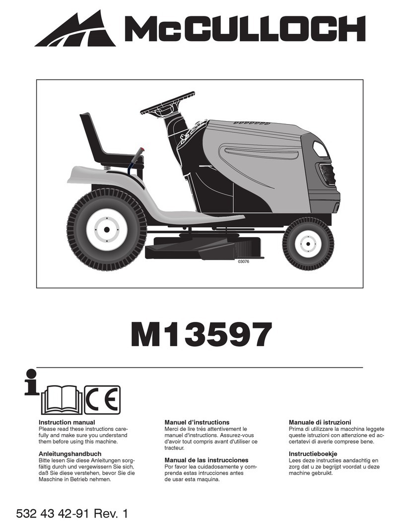 McCulloch 532 43 42-91 Rev. 1 instruction manual