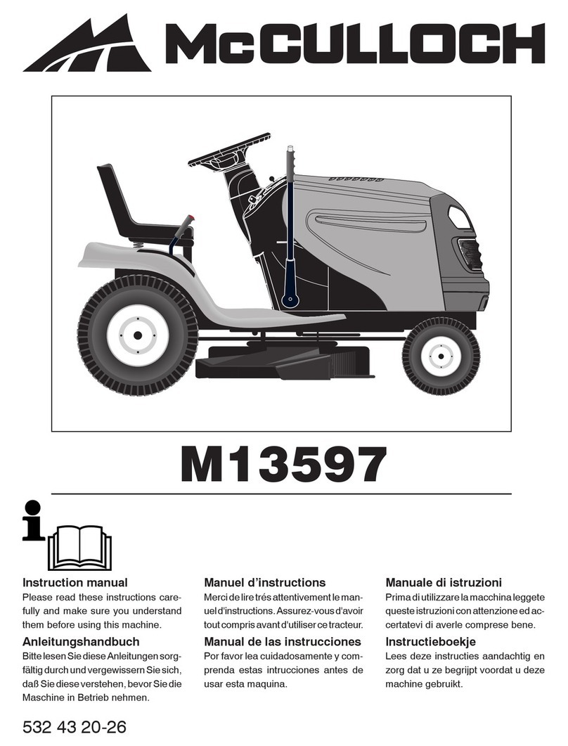 McCulloch 532 43 20-26 instruction manual