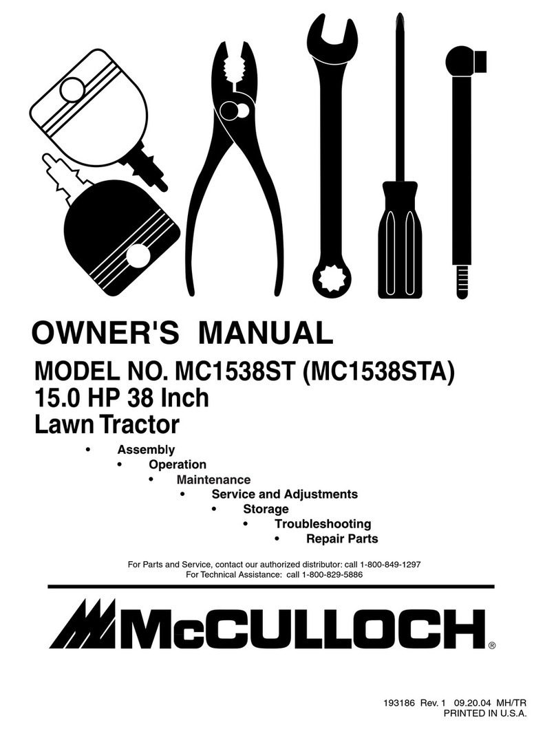 McCulloch MC1538ST User manual