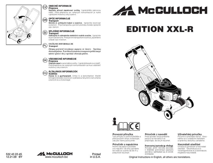 McCulloch 96141023200 instruction manual