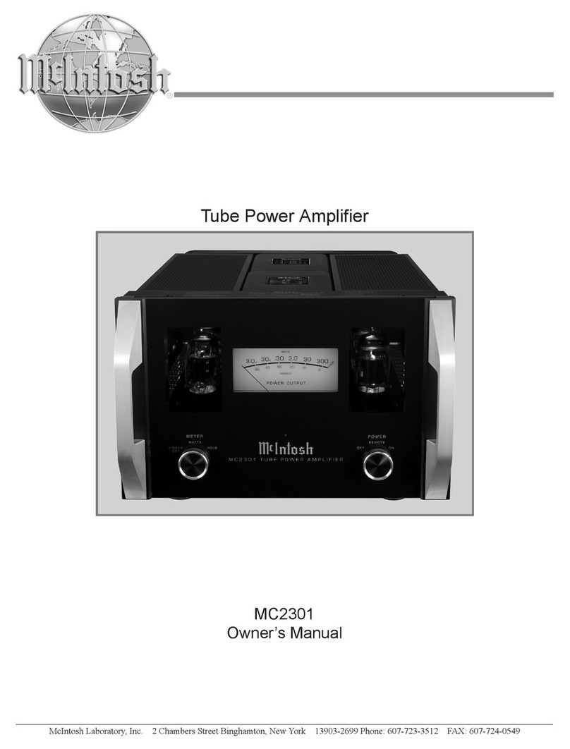 McIntosh MC2301 User manual