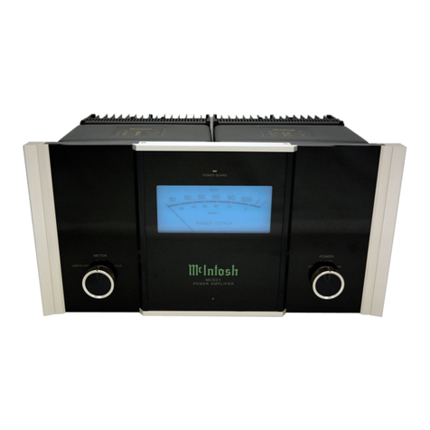 McIntosh MC501 User manual
