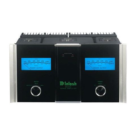 McIntosh MC252 User manual McIntosh MC252 User manual