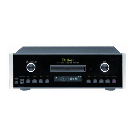 McIntosh MCD201 User manual