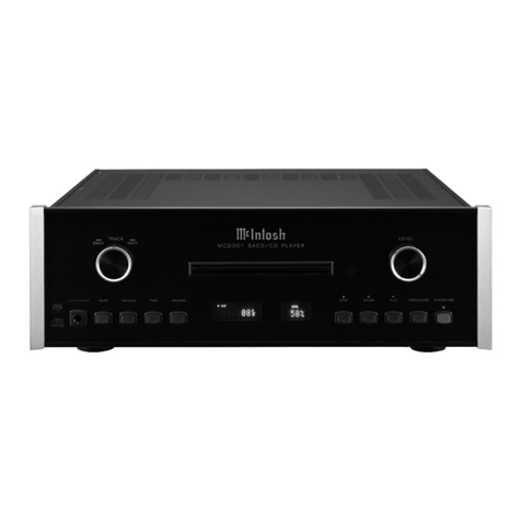 McIntosh MCD301 User manual