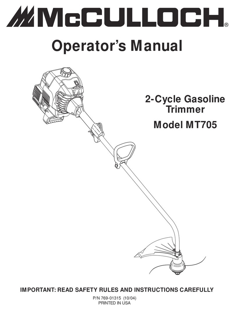 McCulloch MT705 Operator's manual