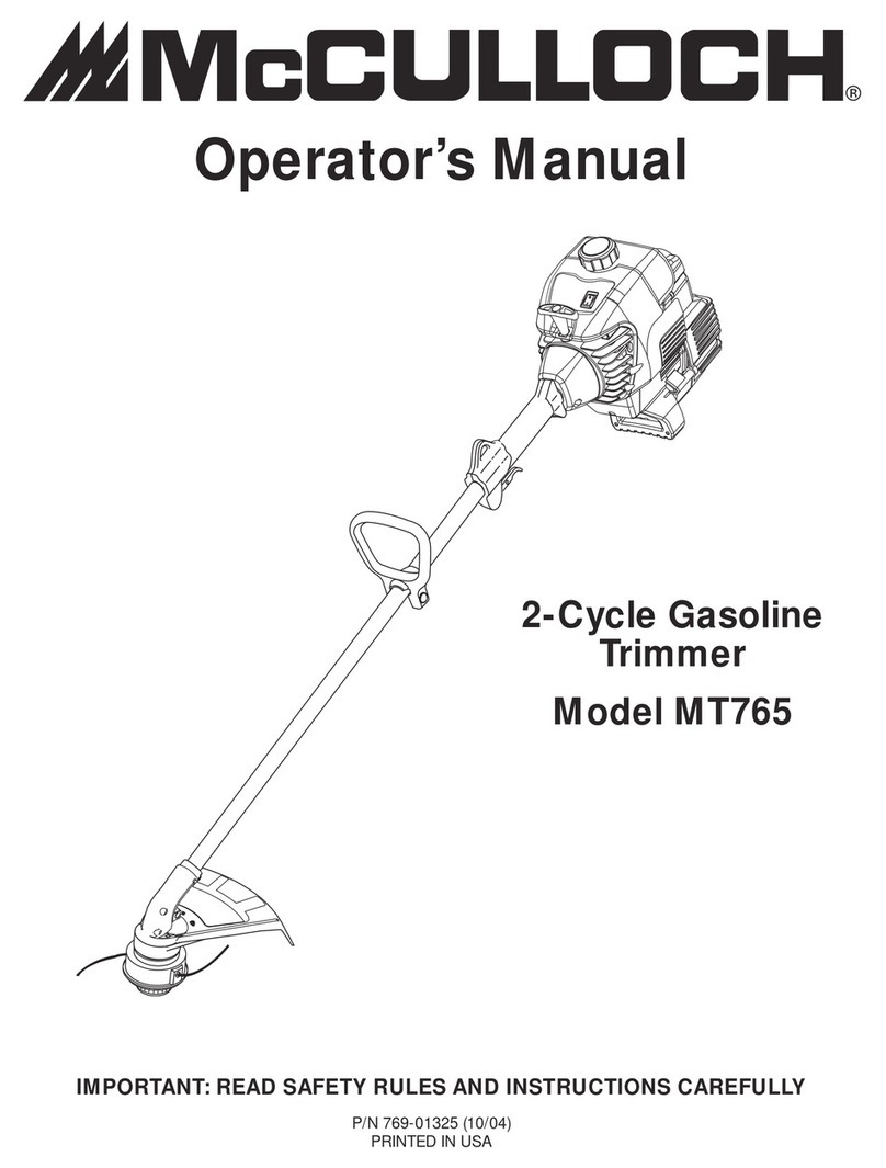 McCulloch MT765 Operator's manual