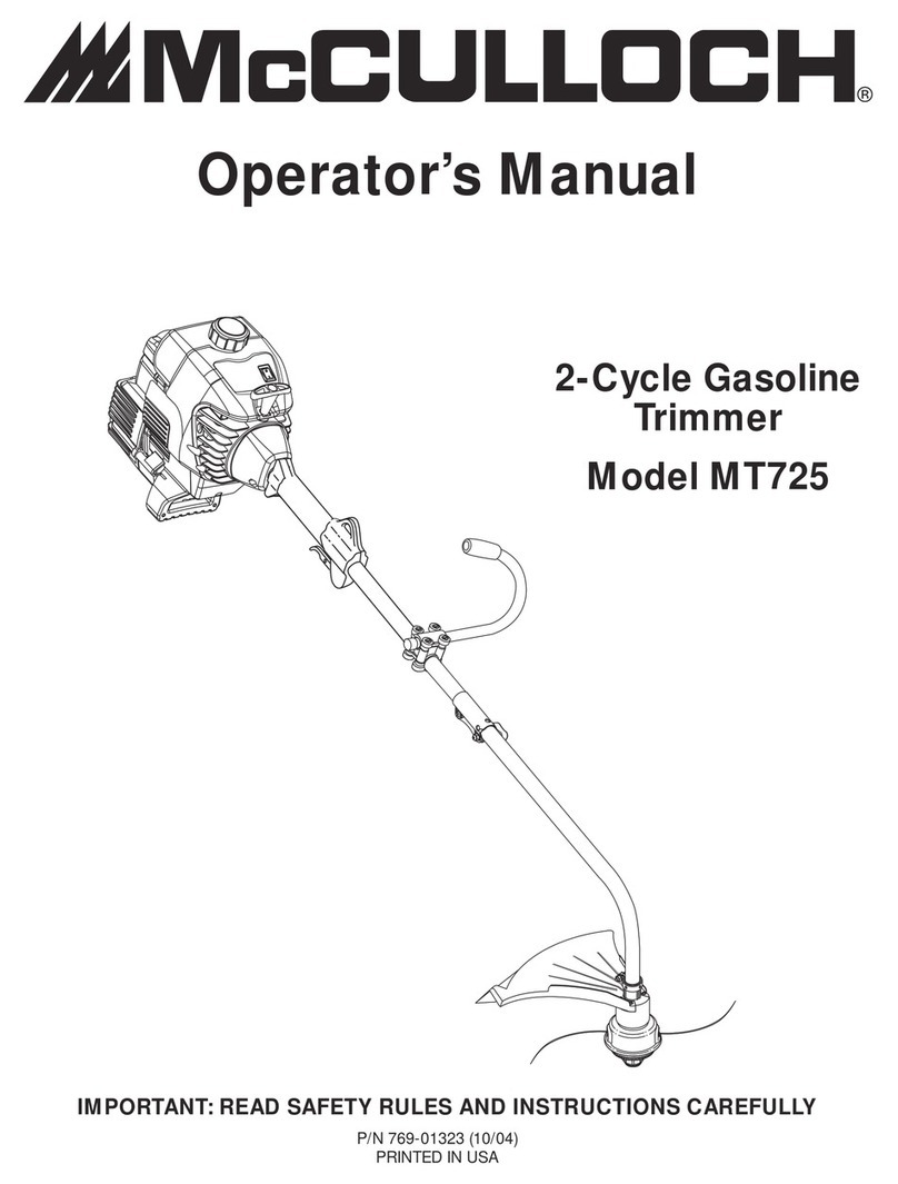 McCulloch MT725 Operator's manual