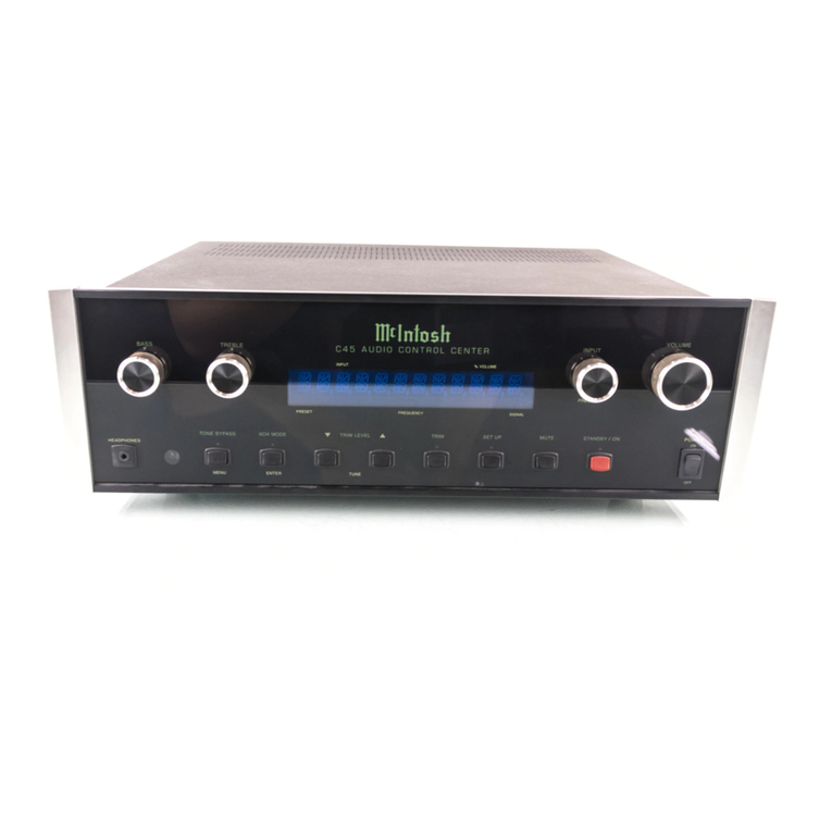 McIntosh C45 owner's manual