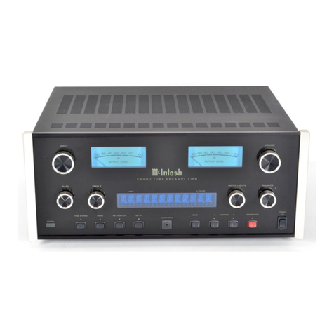 McIntosh C2200 User manual