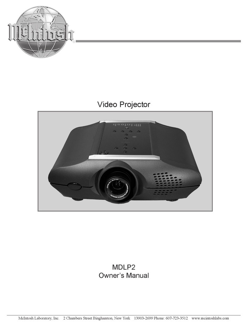 McIntosh MDLP2 owner's manual